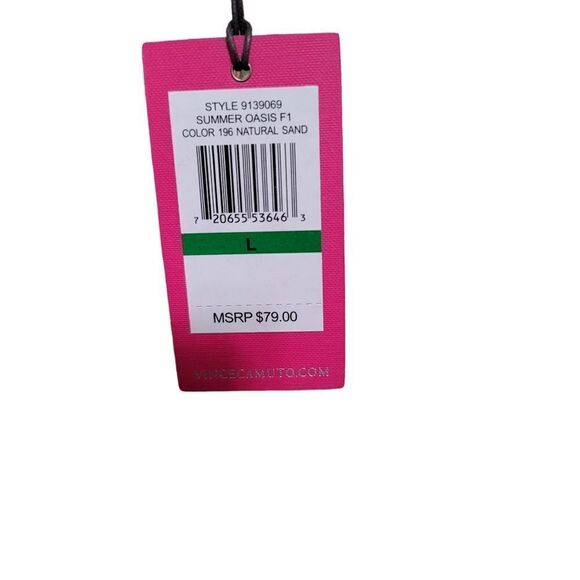 Vince Camuto Paisley Ceam Sleeveless Blouse L Nwt - Picture 3 of 6